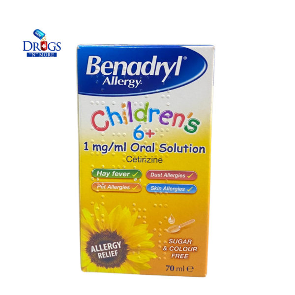 Benadryl Allergy Syrup 6yrs+