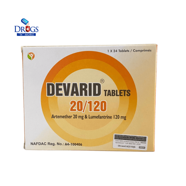 Deravid 20mg/120mg X24