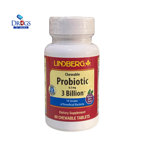 Lindberg Chewable Probiotic - 60 Chewable Tablets
