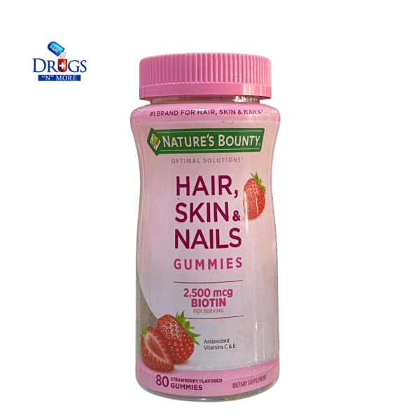 Nature's Bounty Hair, Skin & Nails 2,500 mcg Biotin - 80 Gummies