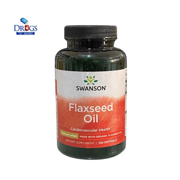 Swanson Flaxseed Oil - 100 Softgels