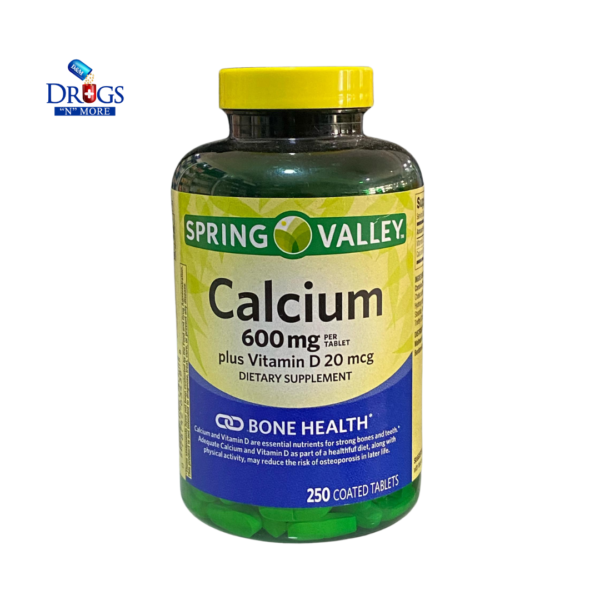 Spring Valley Calcium - 250 Coated Tablets